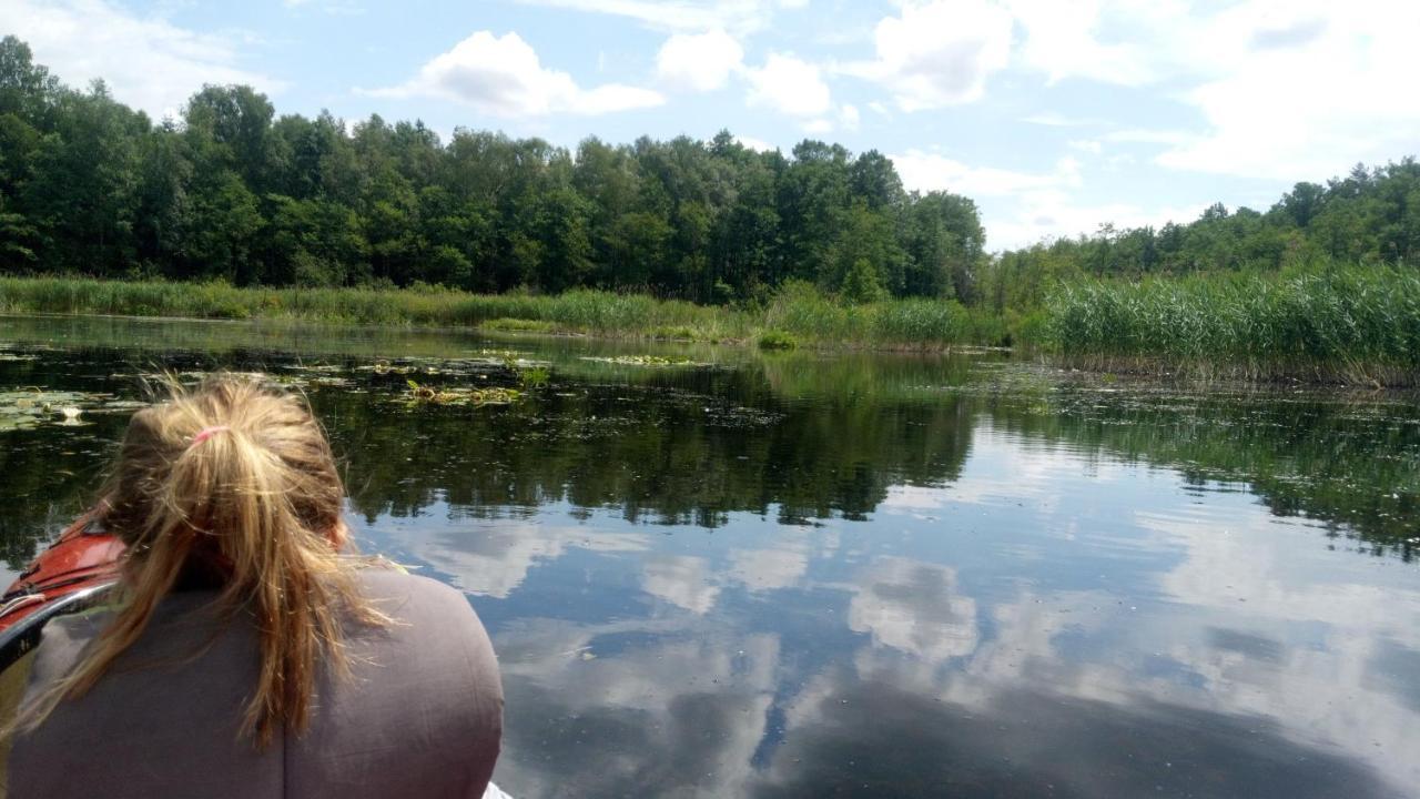 Domki Nad Jeziorem - Zalesie 7D Zalesie (Olsztyn) Kültér fotó