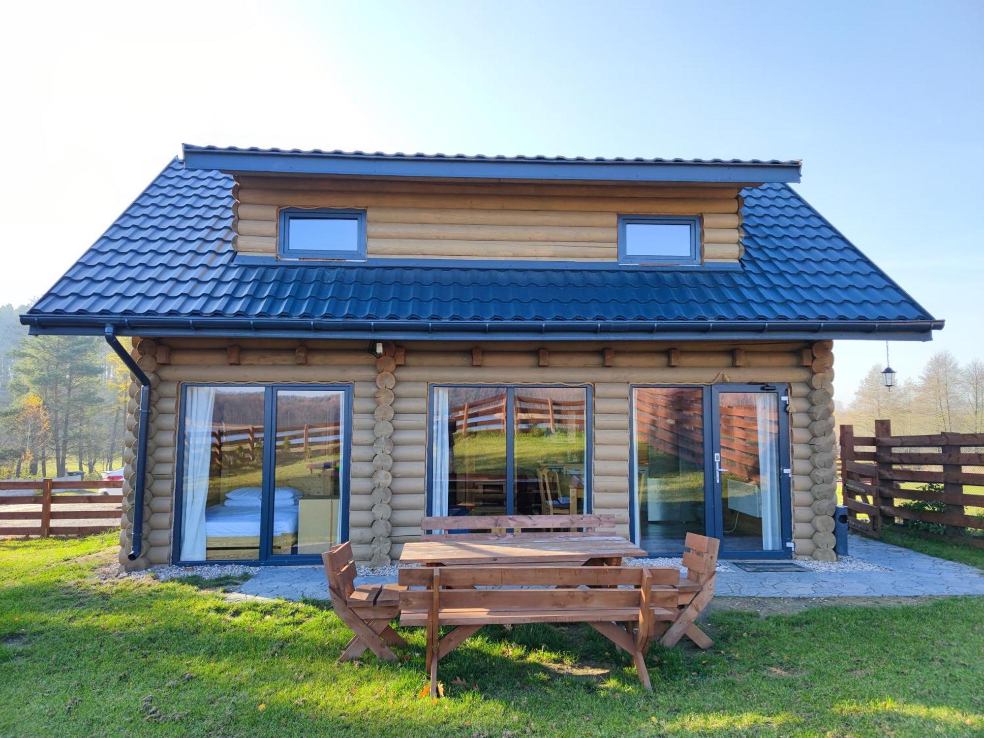 Domki Nad Jeziorem - Zalesie 7D Zalesie (Olsztyn) Kültér fotó
