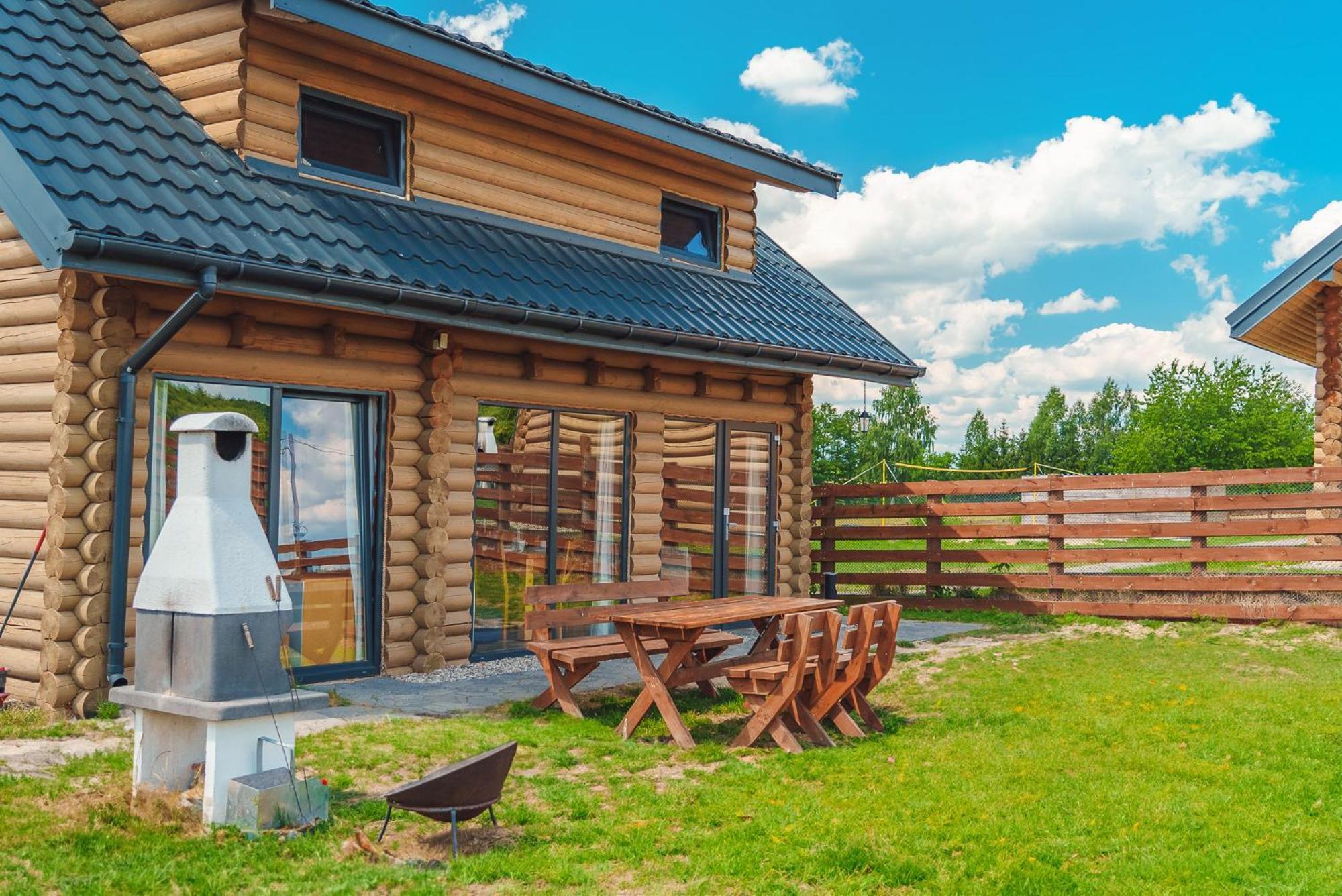 Domki Nad Jeziorem - Zalesie 7D Zalesie (Olsztyn) Kültér fotó